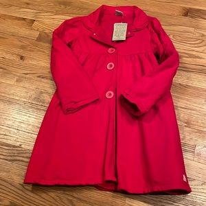 NWT- Keedo Cherry Blossom Classic Coat-size 8-Red-MUST HAVE!!